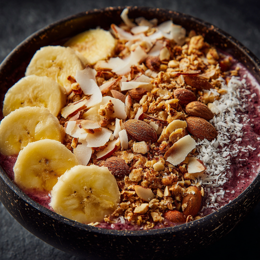 Do açaí bowls have nuts?